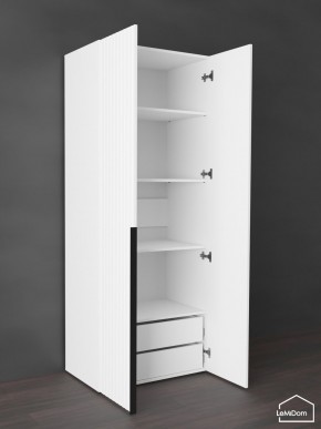 Шкаф Linnea MHR-2-4 2050х800х510 (Белый-М 11.1.2) в Агрызе - agryz.ok-mebel.com | фото 6