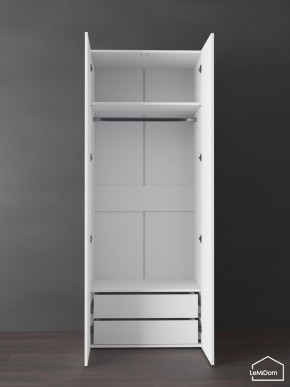 Шкаф Linnea MHR-2PO-3 2050х800х510 (Белый-М 11.1.1) в Агрызе - agryz.ok-mebel.com | фото 4