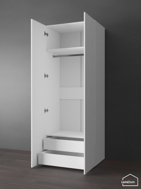 Шкаф Linnea MHR-2PO-3 2050х800х510 (Белый-М 11.1.1) в Агрызе - agryz.ok-mebel.com | фото 5