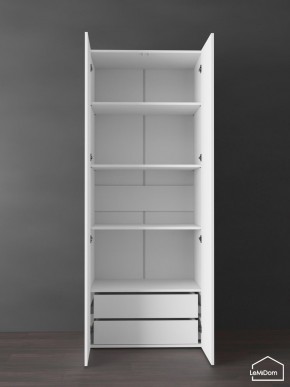 Шкаф Linnea MHR-2PO-4 2050х800х510 (Белый-М 11.1.2) в Агрызе - agryz.ok-mebel.com | фото 5