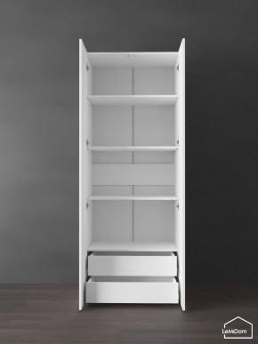 Шкаф Linnea MHR-2PO-4 2050х800х510 (Белый-М 11.1.2) в Агрызе - agryz.ok-mebel.com | фото 6