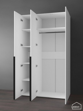 Шкаф Linnea MHR-3-1 2050х1200х510 (Белый-М 11.1.2) в Агрызе - agryz.ok-mebel.com | фото 5
