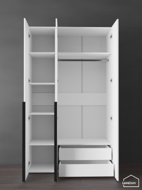 Шкаф Linnea MHR-3-2 2050х1200х510 (Белый-М 11.1.2) в Агрызе - agryz.ok-mebel.com | фото 6