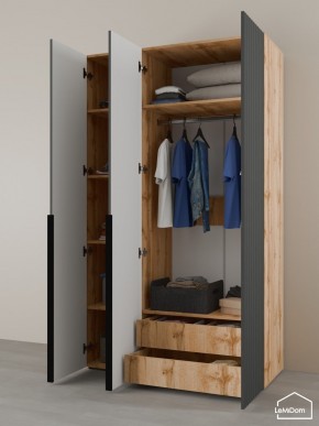 Шкаф Linnea MHR-3-2 2050х1200х510 (ДВ-М 11.1.25) в Агрызе - agryz.ok-mebel.com | фото 6