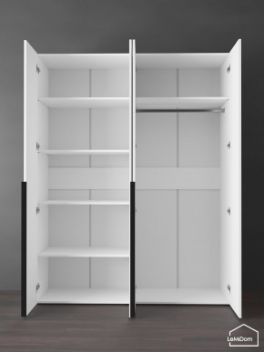 Шкаф Linnea MHR-4-1 2050х1600х510 (Белый-М 11.1.2) в Агрызе - agryz.ok-mebel.com | фото 4