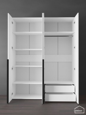 Шкаф Linnea MHR-4-2 2050х1600х510 (Белый-М 11.1.1) в Агрызе - agryz.ok-mebel.com | фото 5