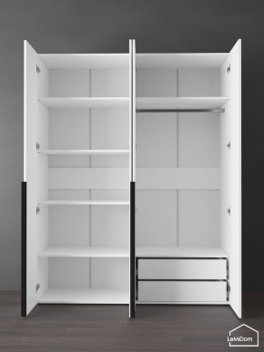 Шкаф Linnea MHR-4-2 2050х1600х510 (Белый-М 11.1.2) в Агрызе - agryz.ok-mebel.com | фото 6