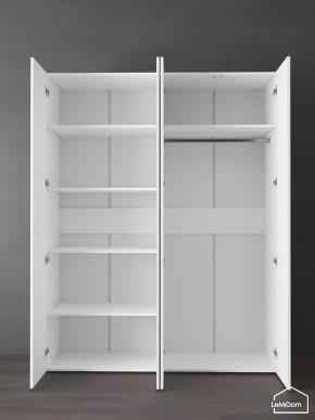 Шкаф Linnea MHR-4PO-1 2050х1600х510 (Белый-М 11.1.2) в Агрызе - agryz.ok-mebel.com | фото 4