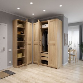 Шкаф МАКС двухдверный широкий, цвет Дуб Сонома в Агрызе - agryz.ok-mebel.com | фото 4