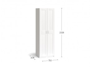 Шкаф МАКС двухдверный, цвет белый в Агрызе - agryz.ok-mebel.com | фото 3