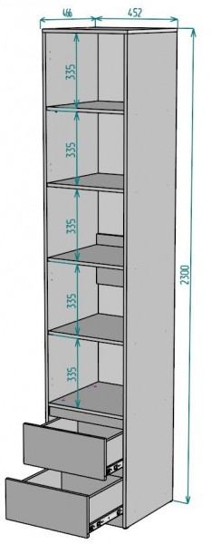 Шкаф Мальта H166 в Агрызе - agryz.ok-mebel.com | фото 2