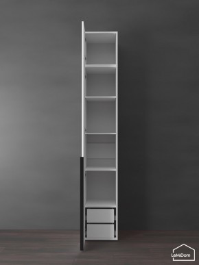 Шкаф с антресолью Linnea MHR-1A-4 2450х400х510 (Белый-М 11.1.2) в Агрызе - agryz.ok-mebel.com | фото 6