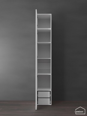 Шкаф с антресолью Linnea MHR-1POA-4 2450х400х510 (Белый-М 11.1.1) в Агрызе - agryz.ok-mebel.com | фото 6