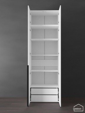 Шкаф с антресолью Linnea MHR-2A-4 2450х800х510 (Белый-М 11.1.2) в Агрызе - agryz.ok-mebel.com | фото 6