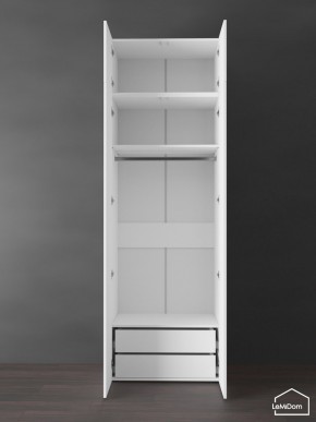 Шкаф с антресолью Linnea MHR-2POA-3 2450х800х510 (Белый-М 11.1.2) в Агрызе - agryz.ok-mebel.com | фото 5