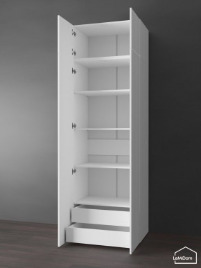 Шкаф с антресолью Linnea MHR-2POA-4 2450х800х510 (Белый-М 11.1.2) в Агрызе - agryz.ok-mebel.com | фото 5