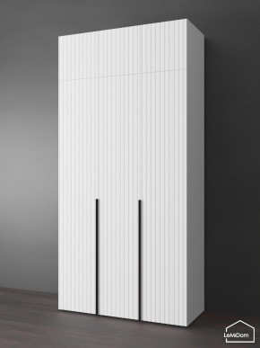 Шкаф с антресолью Linnea MHR-3A-1 2450х1200х510 (Белый-М 11.1.2) в Агрызе - agryz.ok-mebel.com | фото