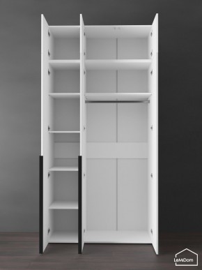 Шкаф с антресолью Linnea MHR-3A-1 2450х1200х510 (Белый-М 11.1.2) в Агрызе - agryz.ok-mebel.com | фото 5