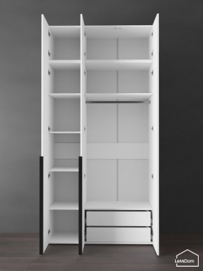 Шкаф с антресолью Linnea MHR-3A-2 2450х1200х510 (Белый-М 11.1.1) в Агрызе - agryz.ok-mebel.com | фото 6