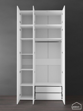 Шкаф с антресолью Linnea MHR-3POA-2 2450х1200х510 (Белый-М 11.1.1) в Агрызе - agryz.ok-mebel.com | фото 6