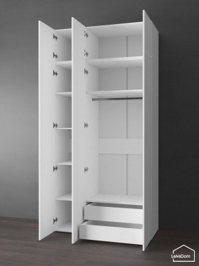 Шкаф с антресолью Linnea MHR-3POA-2 2450х1200х510 (Белый-М 11.1.2) в Агрызе - agryz.ok-mebel.com | фото 5
