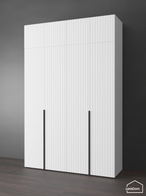 Шкаф с антресолью Linnea MHR-4A-1 2450х1600х510 (Белый-М 11.1.2) в Агрызе - agryz.ok-mebel.com | фото