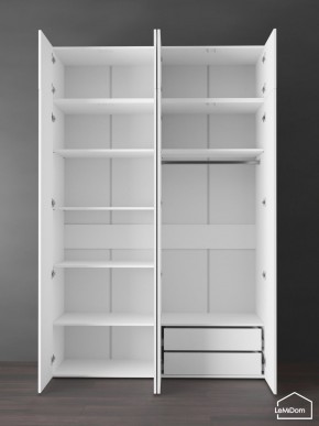 Шкаф с антресолью Linnea MHR-4POA-2 2450х1600х510 (Белый-М 11.1.1) в Агрызе - agryz.ok-mebel.com | фото 5