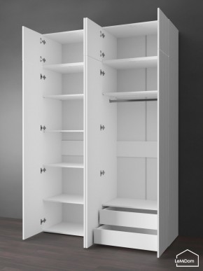Шкаф с антресолью Linnea MHR-4POA-2 2450х1600х510 (Белый-М 11.1.1) в Агрызе - agryz.ok-mebel.com | фото 6