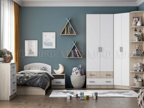 МАРТИНА Шкаф угловой (Белый глянец/дуб сонома) в Агрызе - agryz.ok-mebel.com | фото 3