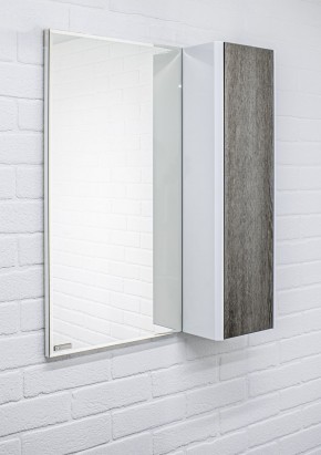 Шкаф-зеркало Uno 60 Дуб серый левый/правый Домино (DU1503HZ) в Агрызе - agryz.ok-mebel.com | фото 9