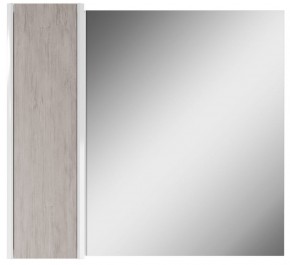 Шкаф-зеркало Uno 80 Дуб серый левый/правый Домино (DU1504HZ) в Агрызе - agryz.ok-mebel.com | фото 2