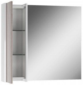 Шкаф-зеркало Uno 80 Дуб серый левый/правый Домино (DU1504HZ) в Агрызе - agryz.ok-mebel.com | фото 4