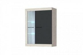 СОНАТА ВНС-800 Шкаф-витрина навесная (крафт белый/антрацит) в Агрызе - agryz.ok-mebel.com | фото