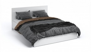 Спальня Йорк Кровать 160 с подъемным механизмом Белый жемчуг/Белый глянец в Агрызе - agryz.ok-mebel.com | фото