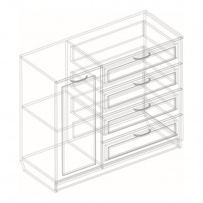 Спальный гарнитур Александрия (модульный) в Агрызе - agryz.ok-mebel.com | фото 21