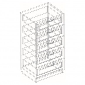 Спальный гарнитур Александрия (модульный) в Агрызе - agryz.ok-mebel.com | фото 23