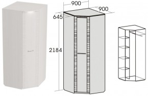 Спальный гарнитур Элана (модульная) Бодега белая в Агрызе - agryz.ok-mebel.com | фото 12