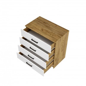 Спальный гарнитур Евро (модульный) Крафт/Белый в Агрызе - agryz.ok-mebel.com | фото 11