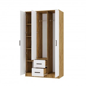 Спальный гарнитур Евро (модульный) Крафт/Белый в Агрызе - agryz.ok-mebel.com | фото 28