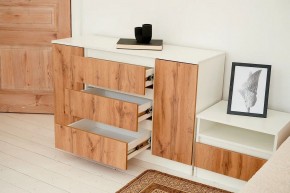 Спальный гарнитур Парус (Белый/Вотан) 1400 (Вариант-1) в Агрызе - agryz.ok-mebel.com | фото 13