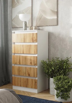 Спальный гарнитур Парус (Белый/Вотан) 1400 (Вариант-2) в Агрызе - agryz.ok-mebel.com | фото 15