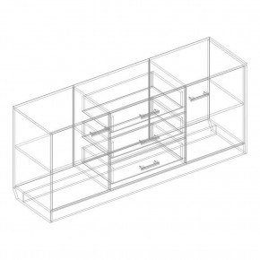 Спальный гарнитур "Милана" (модульный) в Агрызе - agryz.ok-mebel.com | фото 27