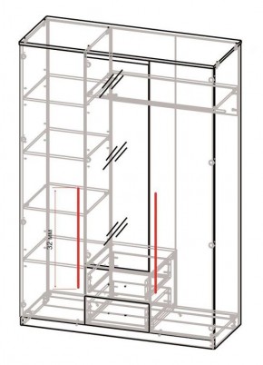 Спальный гарнитур Роксана (модульный) ЯШС в Агрызе - agryz.ok-mebel.com | фото 5