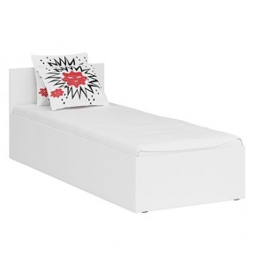 Стандарт Кровать 0800, цвет белый, ШхГхВ 83,5х203,5х70 см., сп.м. 800х2000 мм., без матраса, основание есть в Агрызе - agryz.ok-mebel.com | фото