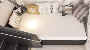 Стандарт Кровать 0900, цвет венге, ШхГхВ 93,5х203,5х70 см., сп.м. 900х2000 мм., без матраса, основание есть в Агрызе - agryz.ok-mebel.com | фото 6