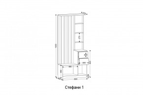 СТЕФАНИ-1 Прихожая в Агрызе - agryz.ok-mebel.com | фото 2
