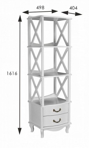 Стеллаж комбинированный Джульетта Л в Агрызе - agryz.ok-mebel.com | фото 4