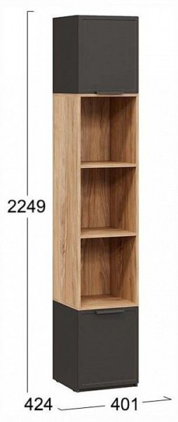 Стеллаж комбинированный Стелла в Агрызе - agryz.ok-mebel.com | фото 4