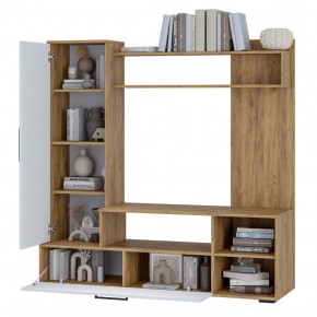 Гостиная Евро 2 (крафт/белый) в Агрызе - agryz.ok-mebel.com | фото 2