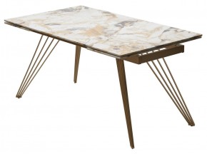 Стол ACERRA NEW 160 GLOSS GRAND JADE SOLID CERAMIC/ каркас цвета шампань, ®DISAUR в Агрызе - agryz.ok-mebel.com | фото 14
